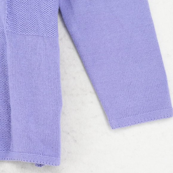 Karen ScottPurple Bliss Blocked Pattern Crewneck Knit Pullover Tunic Sweater 1X - Picture 6 of 8